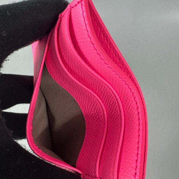 Furla Leather Card Holder in Pink - Picture 10 of 14